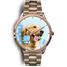 Load image into Gallery viewer, Cute Golden Retriever Arizona Christmas Special Wrist Watch-Free Shipping