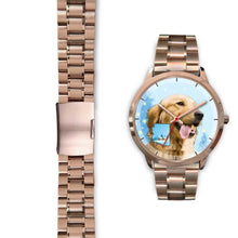 Load image into Gallery viewer, Cute Golden Retriever Arizona Christmas Special Wrist Watch-Free Shipping
