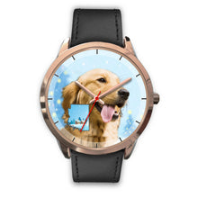 Load image into Gallery viewer, Cute Golden Retriever Arizona Christmas Special Wrist Watch-Free Shipping