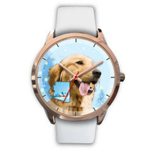 Load image into Gallery viewer, Cute Golden Retriever Arizona Christmas Special Wrist Watch-Free Shipping