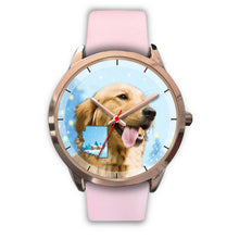 Load image into Gallery viewer, Cute Golden Retriever Arizona Christmas Special Wrist Watch-Free Shipping