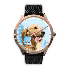 Load image into Gallery viewer, Cute Golden Retriever Arizona Christmas Special Wrist Watch-Free Shipping