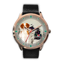 Load image into Gallery viewer, Brittany Dog With Paws Michigan Christmas Special Wrist Watch-Free Shipping