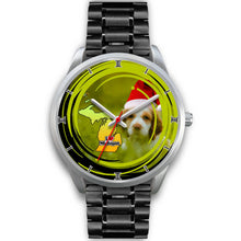 Load image into Gallery viewer, Cocker Spaniel Dog Michigan Christmas Special Wrist Watch-Free Shipping