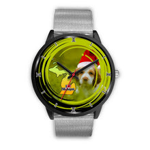 Load image into Gallery viewer, Cute Cocker Spaniel Dog Michigan Christmas Special Wrist Watch-Free Shipping