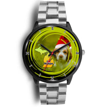 Load image into Gallery viewer, Cute Cocker Spaniel Dog Michigan Christmas Special Wrist Watch-Free Shipping