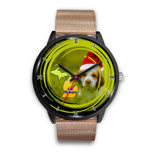 Load image into Gallery viewer, Cute Cocker Spaniel Dog Michigan Christmas Special Wrist Watch-Free Shipping