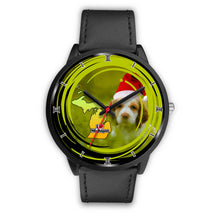 Load image into Gallery viewer, Cute Cocker Spaniel Dog Michigan Christmas Special Wrist Watch-Free Shipping