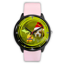 Load image into Gallery viewer, Cute Cocker Spaniel Dog Michigan Christmas Special Wrist Watch-Free Shipping