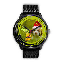 Load image into Gallery viewer, Cute Cocker Spaniel Dog Michigan Christmas Special Wrist Watch-Free Shipping