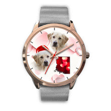 Load image into Gallery viewer, Cute Labrador Retriever Arizona Christmas Golden Wrist Watch-Free Shipping