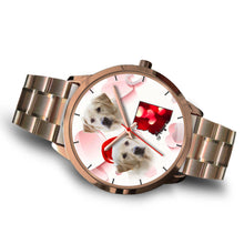Load image into Gallery viewer, Cute Labrador Retriever Arizona Christmas Golden Wrist Watch-Free Shipping