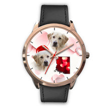 Load image into Gallery viewer, Cute Labrador Retriever Arizona Christmas Golden Wrist Watch-Free Shipping