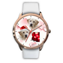 Load image into Gallery viewer, Cute Labrador Retriever Arizona Christmas Golden Wrist Watch-Free Shipping