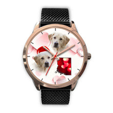Load image into Gallery viewer, Cute Labrador Retriever Arizona Christmas Golden Wrist Watch-Free Shipping