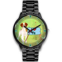 Load image into Gallery viewer, Brittany Dog Christmas Pennsylvania Christmas Special Wrist Watch-Free Shipping