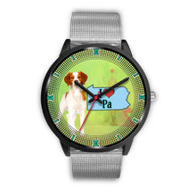 Load image into Gallery viewer, Brittany Dog Christmas Pennsylvania Christmas Special Wrist Watch-Free Shipping