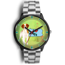 Load image into Gallery viewer, Brittany Dog Christmas Pennsylvania Christmas Special Wrist Watch-Free Shipping