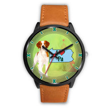 Load image into Gallery viewer, Brittany Dog Christmas Pennsylvania Christmas Special Wrist Watch-Free Shipping