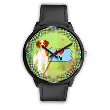 Load image into Gallery viewer, Brittany Dog Christmas Pennsylvania Christmas Special Wrist Watch-Free Shipping