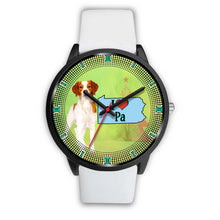 Load image into Gallery viewer, Brittany Dog Christmas Pennsylvania Christmas Special Wrist Watch-Free Shipping