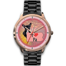 Load image into Gallery viewer, Cute French Bulldog Pennsylvania Christmas Special Wrist Watch-Free Shipping