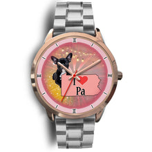 Load image into Gallery viewer, Cute French Bulldog Pennsylvania Christmas Special Wrist Watch-Free Shipping