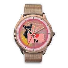 Load image into Gallery viewer, Cute French Bulldog Pennsylvania Christmas Special Wrist Watch-Free Shipping