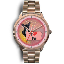 Load image into Gallery viewer, Cute French Bulldog Pennsylvania Christmas Special Wrist Watch-Free Shipping