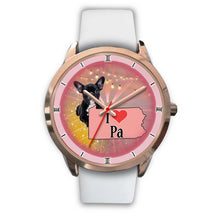 Load image into Gallery viewer, Cute French Bulldog Pennsylvania Christmas Special Wrist Watch-Free Shipping
