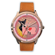 Load image into Gallery viewer, Cute French Bulldog Pennsylvania Christmas Special Wrist Watch-Free Shipping