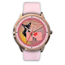 Load image into Gallery viewer, Cute French Bulldog Pennsylvania Christmas Special Wrist Watch-Free Shipping