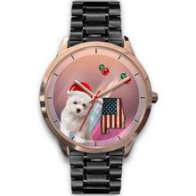 Load image into Gallery viewer, Cute Maltese Dog Alabama Christmas Special Wrist Watch-Free Shipping