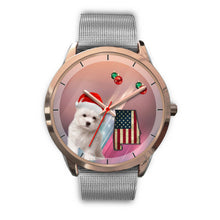 Load image into Gallery viewer, Cute Maltese Dog Alabama Christmas Special Wrist Watch-Free Shipping