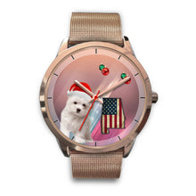 Load image into Gallery viewer, Cute Maltese Dog Alabama Christmas Special Wrist Watch-Free Shipping