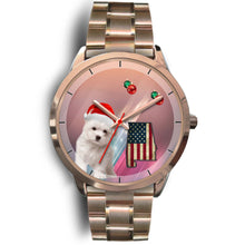 Load image into Gallery viewer, Cute Maltese Dog Alabama Christmas Special Wrist Watch-Free Shipping