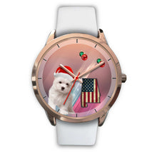 Load image into Gallery viewer, Cute Maltese Dog Alabama Christmas Special Wrist Watch-Free Shipping