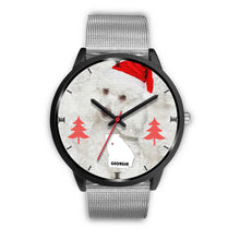 Load image into Gallery viewer, Cute Poodle Dog Georgia Christmas Special Wrist Watch-Free Shipping
