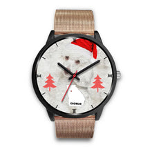 Load image into Gallery viewer, Cute Poodle Dog Georgia Christmas Special Wrist Watch-Free Shipping