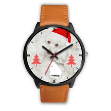 Load image into Gallery viewer, Cute Poodle Dog Georgia Christmas Special Wrist Watch-Free Shipping