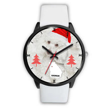 Load image into Gallery viewer, Cute Poodle Dog Georgia Christmas Special Wrist Watch-Free Shipping