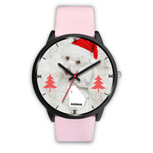 Load image into Gallery viewer, Cute Poodle Dog Georgia Christmas Special Wrist Watch-Free Shipping