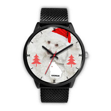 Load image into Gallery viewer, Cute Poodle Dog Georgia Christmas Special Wrist Watch-Free Shipping