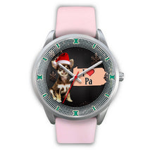 Load image into Gallery viewer, Cute Chihuahua Dog Pennsylvania Christmas Special Wrist Watch-Free Shipping