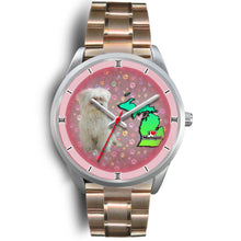 Load image into Gallery viewer, Cute Meltese Dog Michigan Christmas Special Wrist Watch-Free Shipping