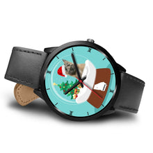 Load image into Gallery viewer, Cairn Terrier Georgia Christmas Special Wrist Watch-Free Shipping