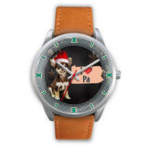 Load image into Gallery viewer, Cute Chihuahua Dog Pennsylvania Christmas Special Wrist Watch-Free Shipping