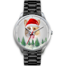 Load image into Gallery viewer, Cute Pembroke Welsh Corgi Christmas Wrist Watch-Free Shipping