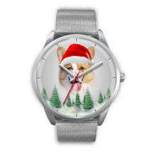 Load image into Gallery viewer, Cute Pembroke Welsh Corgi Christmas Wrist Watch-Free Shipping