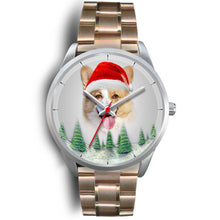 Load image into Gallery viewer, Cute Pembroke Welsh Corgi Christmas Wrist Watch-Free Shipping